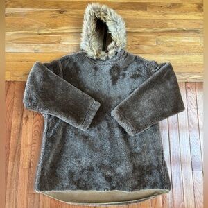 Vintage 1943 Field Parka with Fur Hood-Size S
